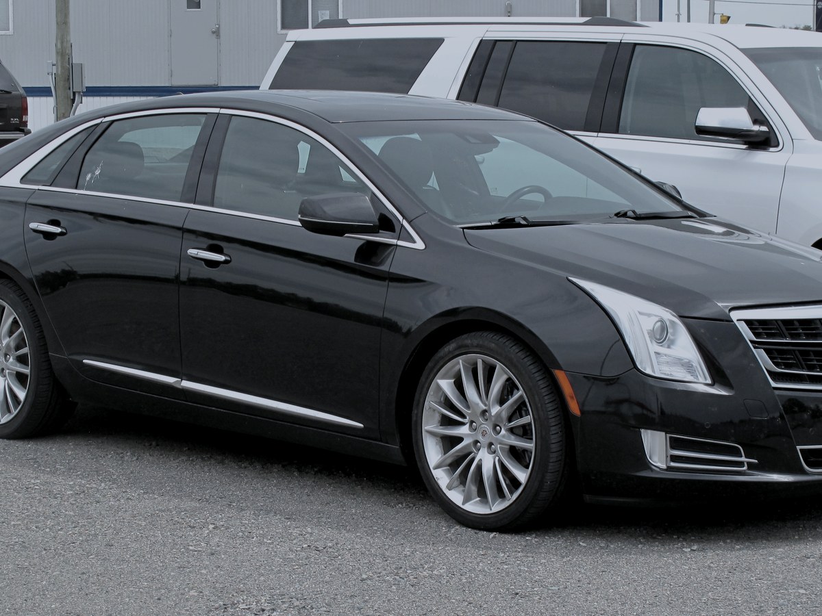 2019 Cadillac XTS in black — Executive Sedans chauffeur vehicle seating 3 passengers